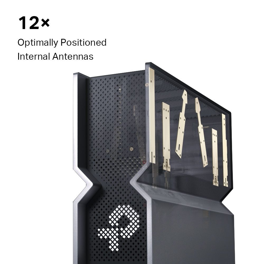Archer BE900 cutaway showing its 12 internal antennas